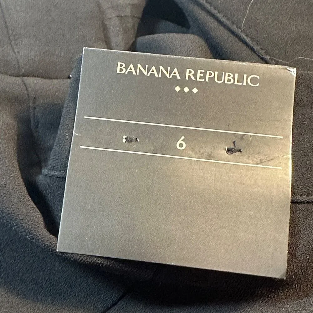Banana Republic Women's Black Faux Wrap Skirt Size 6 New With Tags MSRP $69.99 - Picture 6 of 12